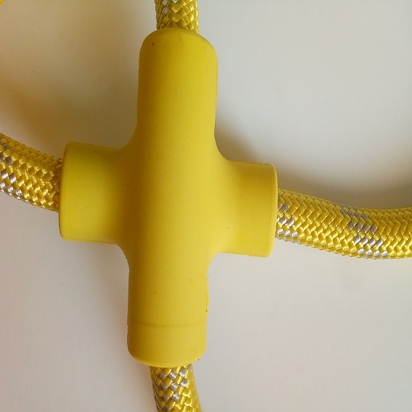 IQ Treat Rubber Chew Sticks with Rope Dog Smarter Toys