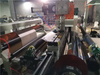 Extrusion coating machine for bag using PP woven fabric