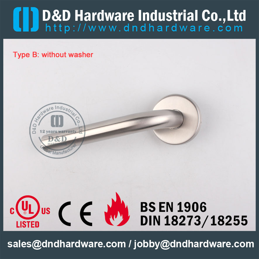 D & D Hardware-Grade 304 Tube Lever menangani DDTH002