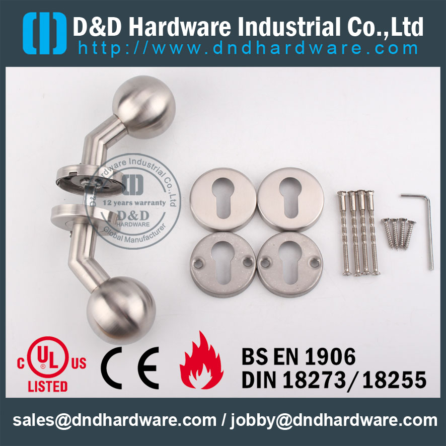 Hardware D & D-SS304 Punho do botão oco DDTH032