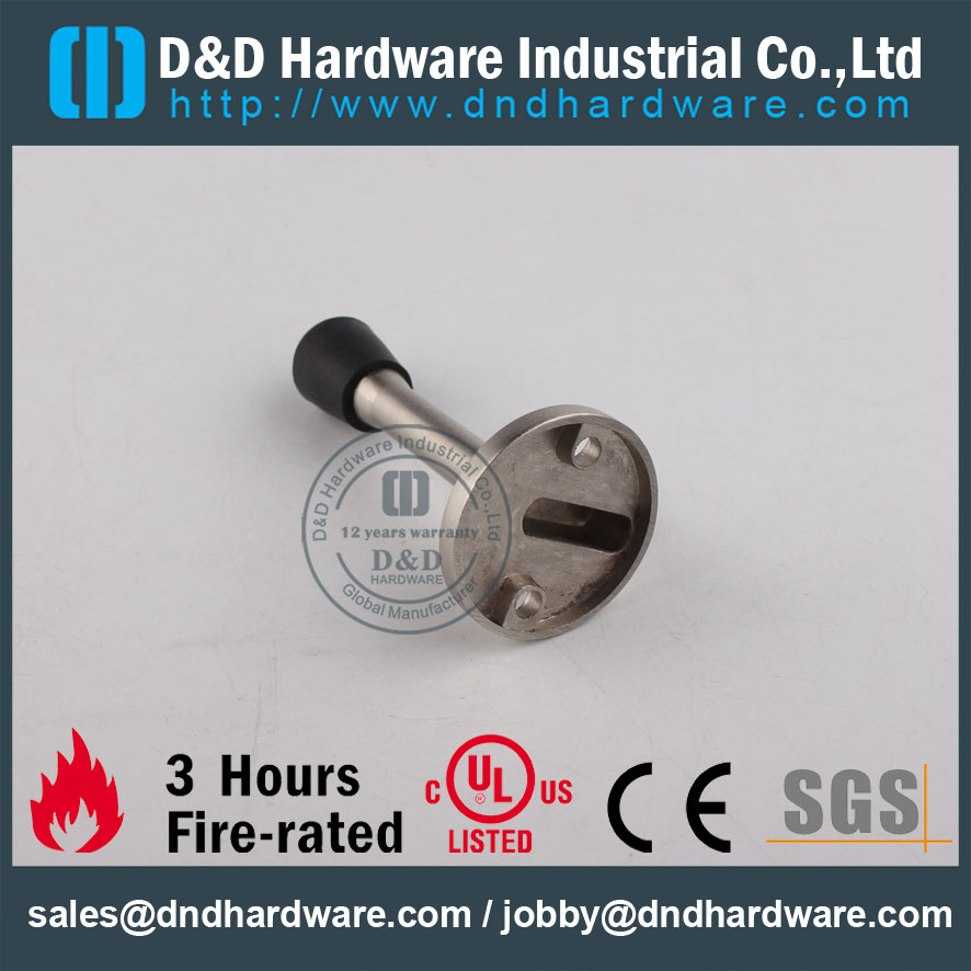 D&D Hardware-Modern Interior Zinc Loy Door Stopper DDDS020