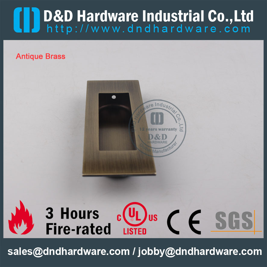 D & D Hardware-Padrão CE SS304 Mobiliário punho DDFH010