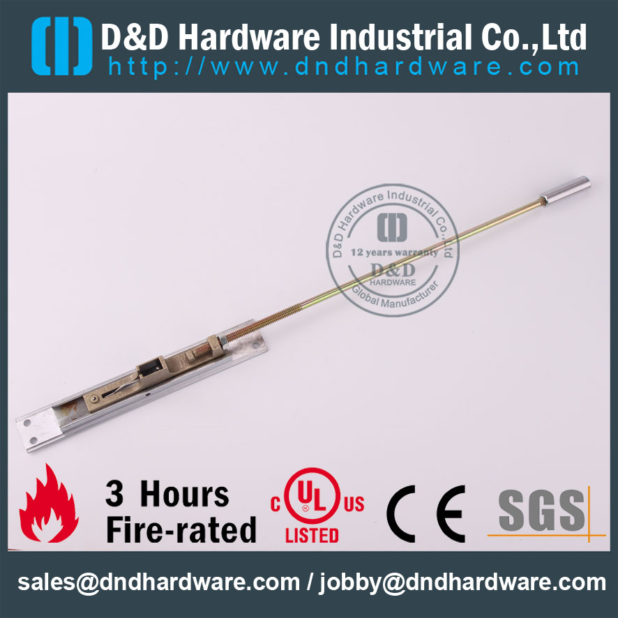 D & D Hardware-12 Polegada fogo Classificado Porta Latão Flush DDDB010