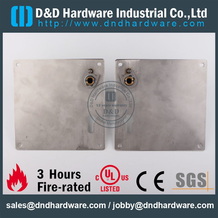 D & D Hardware-Atacado Grade SS304 Alavanca de porta com placa DDTP001