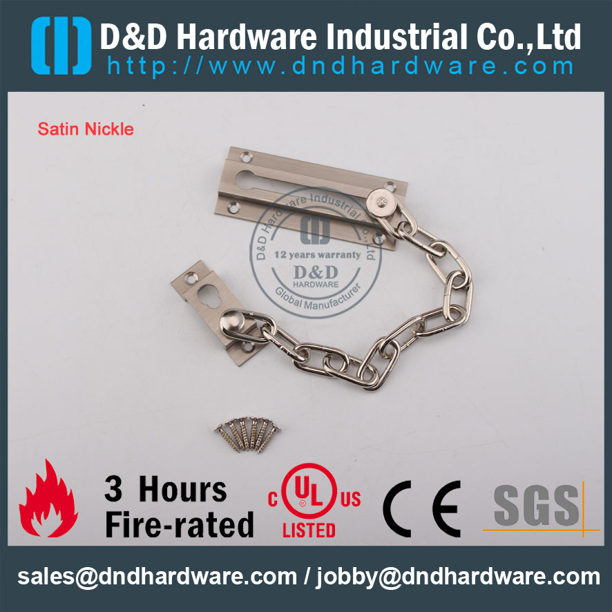 D & D Hardware-Door Eisenwaren SS304 Türkette DDDG005