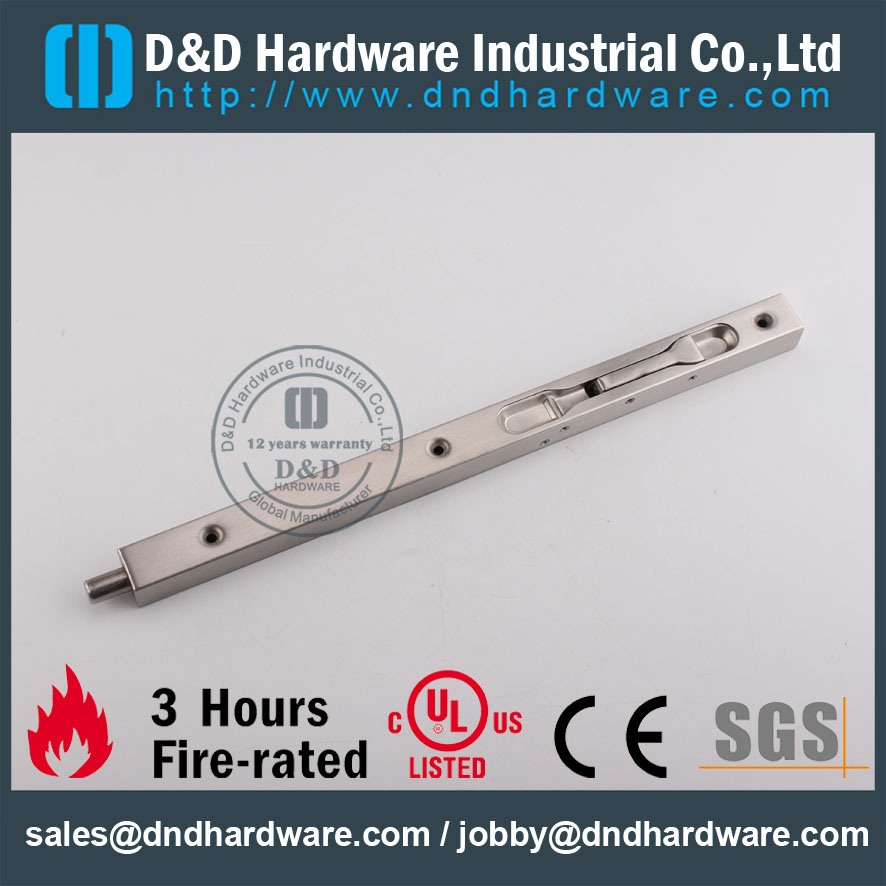 D & D Hardware-Porta Parafuso Parafuso De Porta De Aço Inoxidável DDDB008