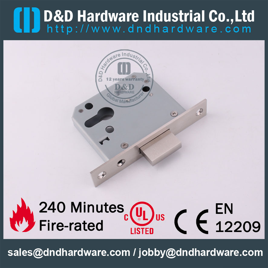 D & D hardware-construção hardware de aço inoxidável bloqueio de mortise ddml029-A