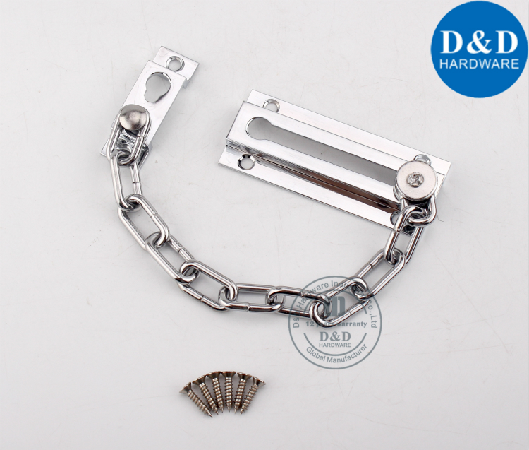 Antike Messing Sicherheitstür Kette-D & D Hardware