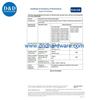 Cerradura de rodillo de perfil europeo de latón-DDML017