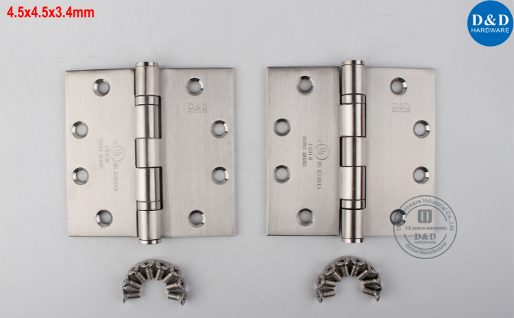 R38013 Fogo Rated 2BB dobradiça com Hardware UL List-D & D