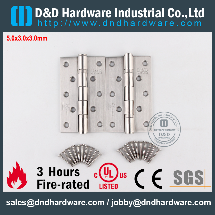 UL Fire Rated Hardware Don & D