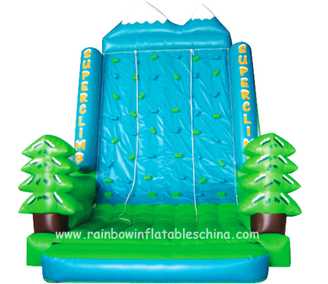 RB13005(5.5x4.3x6.3m) Inflatable Climbing Mountain/ Inflatable Forest Theme Climbing Sport Game