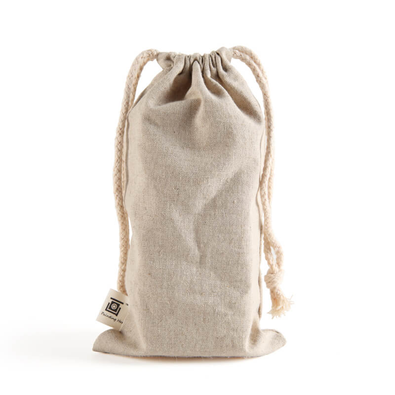 Personalized natural cotton draw string bag