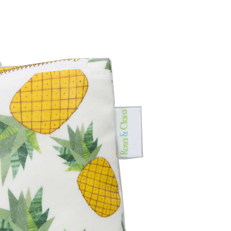 Personalized Pineapple Makeup Bag