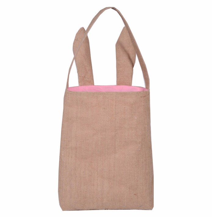 Supply Bunny Ears Basket Cute Easter Tote Bag