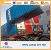 Milling cut type steel fiber