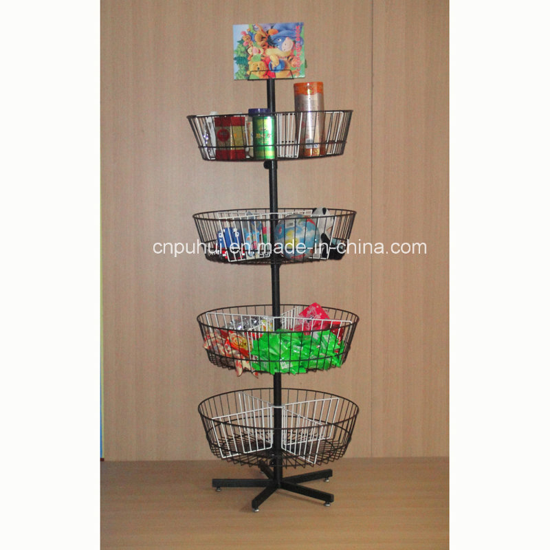 Round Basket Rotating Rack (PHY258)