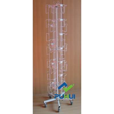 7 Tier 6 Sides Spinning Floor Card Stand (PHC209)