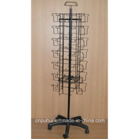 28 Pockets Floor Rotating Card Rack (PHY2002)