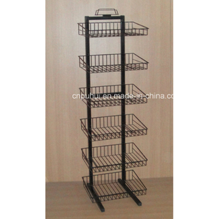 6 Tier Adjustable Wire Basket Rack (PHY323)