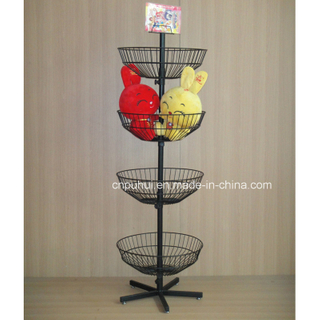 Round Wire Basket Floor Display (PHY275)