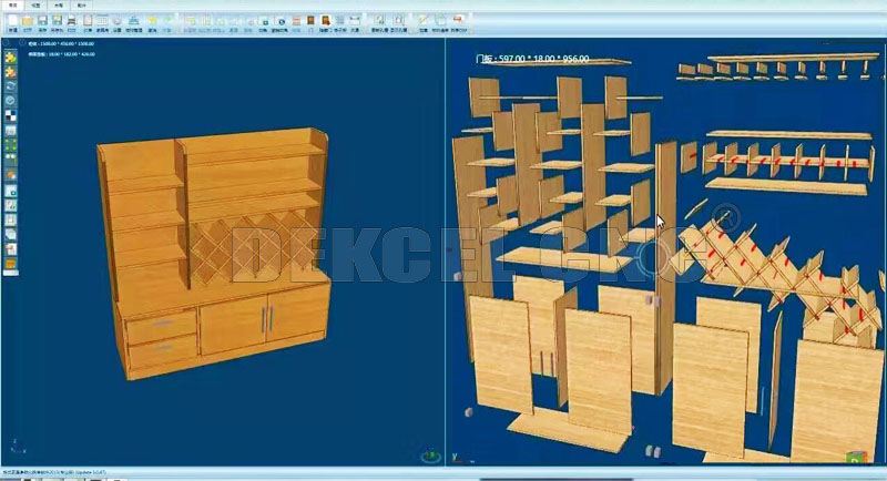 0 softwares de la jerarquizaci&oacute;n para el tipo cadena de producci&oacute;n de los muebles ranurador de la placa del CNC