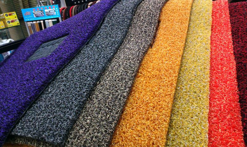 car coiled mat cutting machine