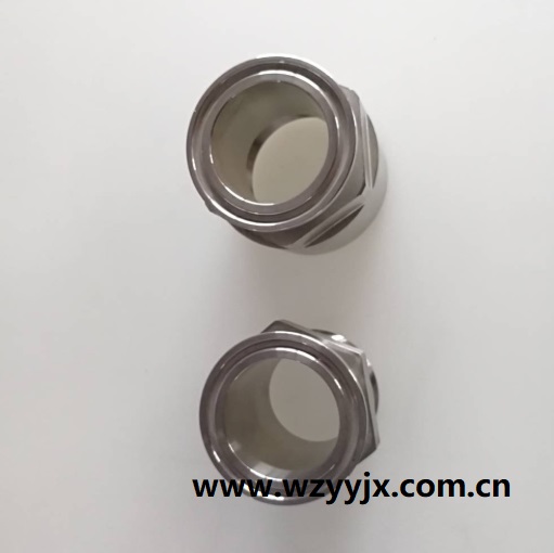 NPT Male Female Hexagon Clamped Adapter Stainless Steel
