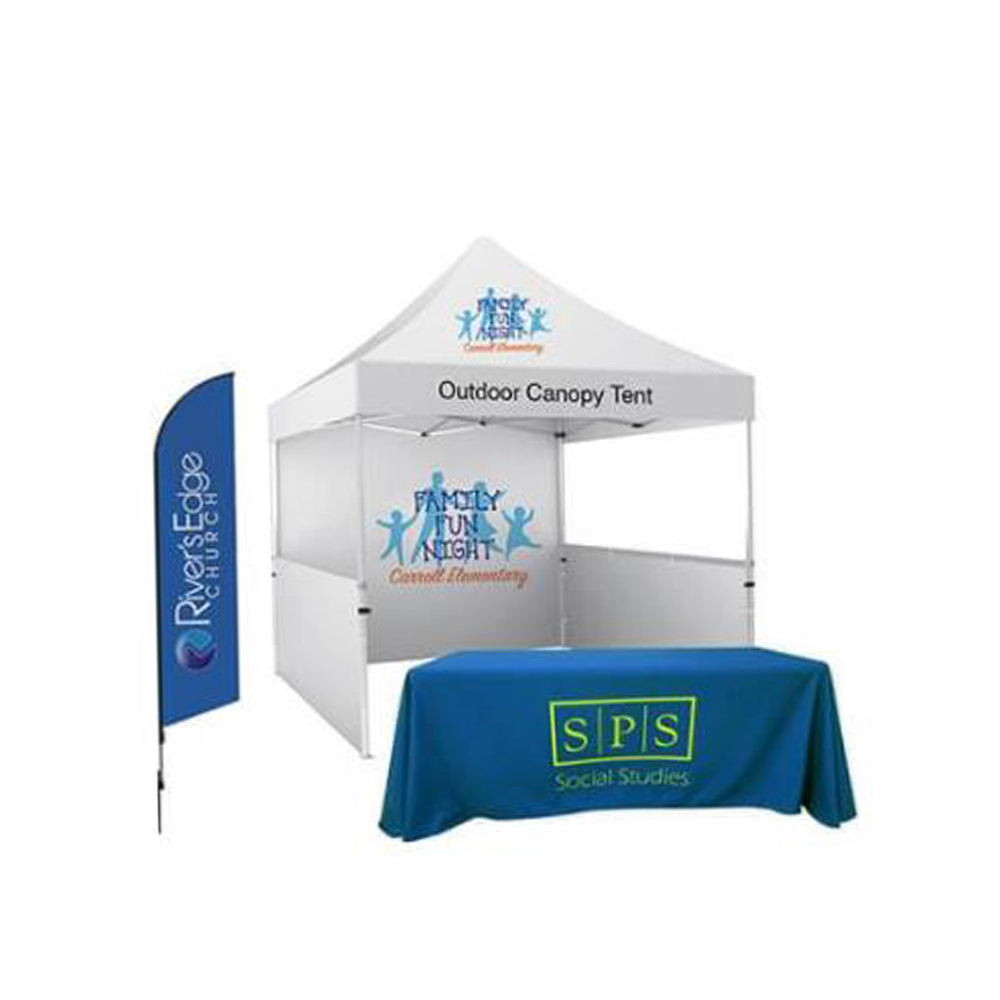 Budget Customizable Vibrant Printed Easy-to-Assemble Promotional Tents