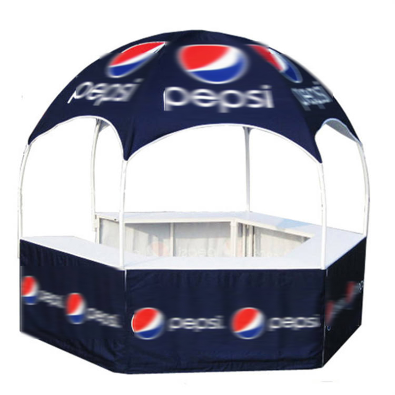 Hot Sale Booth 10x10 Promotional Portable Kiosk Advertising Dome Tent