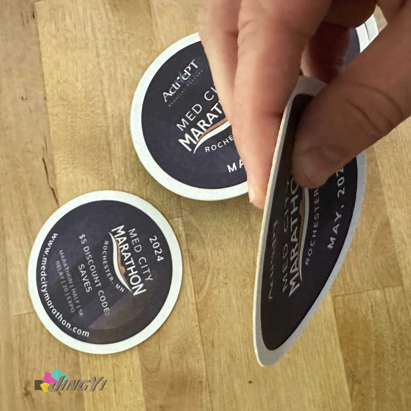 Custom Restaurant Round Absorbent Paper Bar