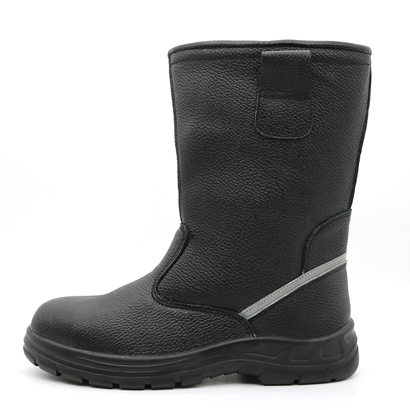 Oil Water Resistant Anti Puncutre High Rigger Boots Steel Toe