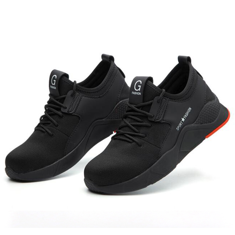 Cemented Light Weight Anti Slip Fashionable Sneakers Safety Shoes Composite Toe