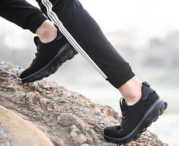 Anti Slip Puncture Proof Soft Comfortable Sport Men Safety Shoes Steel Toecap