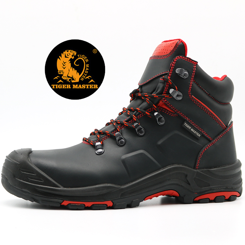 Anti Slip Oil Water Resistant Puncture Proof Safety Boots Composite Toe