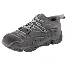 Suede Leather Anti Slip Sport Safety Shoes Steel Toe