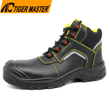 Non Slip Pu Sole Composite Toe Safety Shoes for Men Industrial