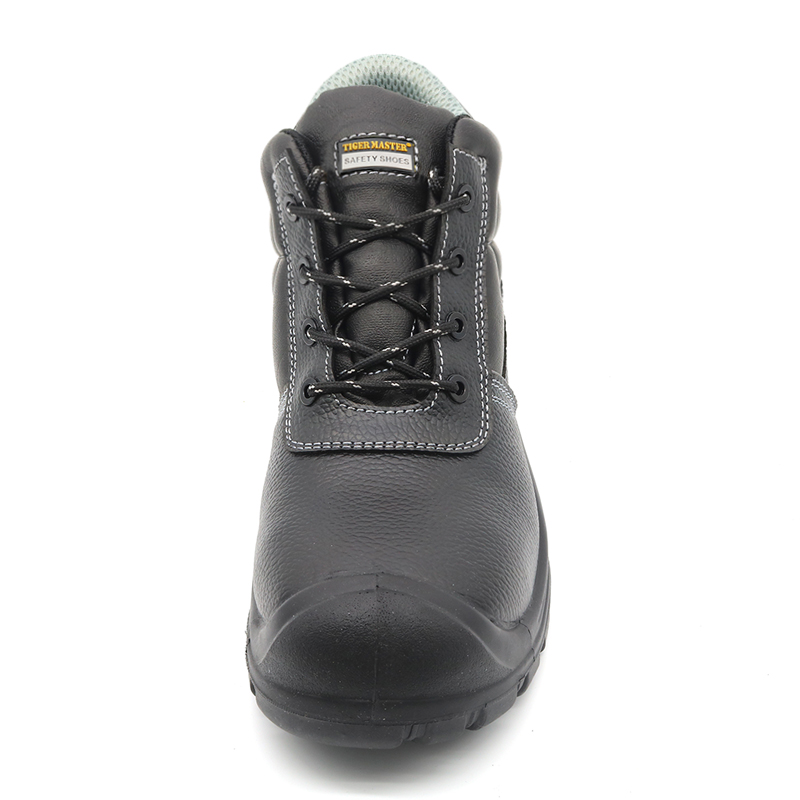 Black Leather PU Sole Insulation 18KV Electrician Safety Shoes with CE and ASTM
