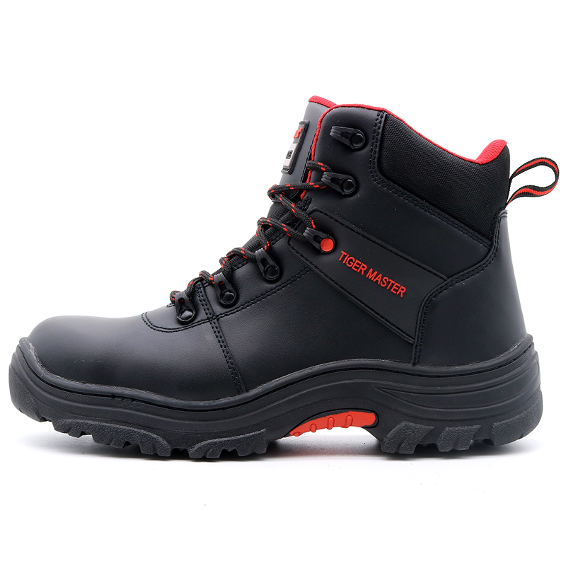 Heat Resistance Rubber Sole Oil Gas Industry Safety Boots Shoes with Composite Toe