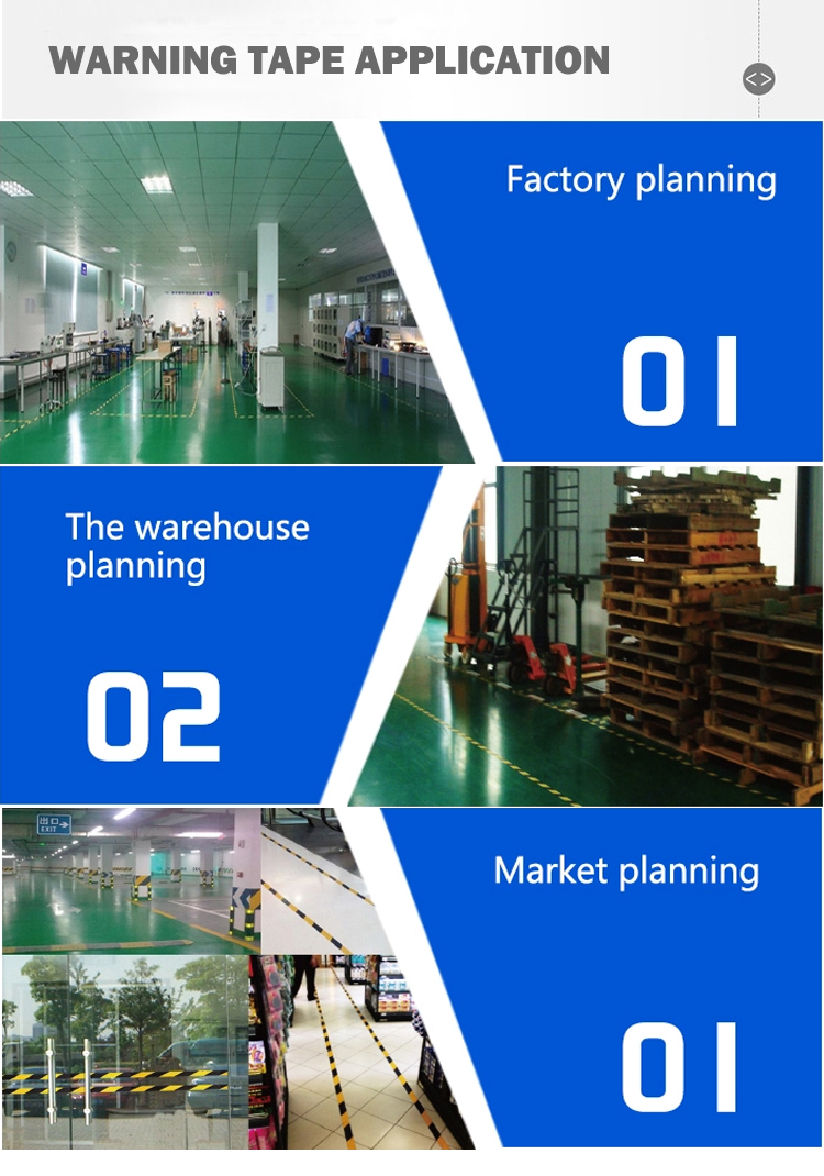 warning tape application