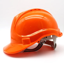 HDPE Shell Ventilation Holes Labor Industrial Safety Helmet Hat 