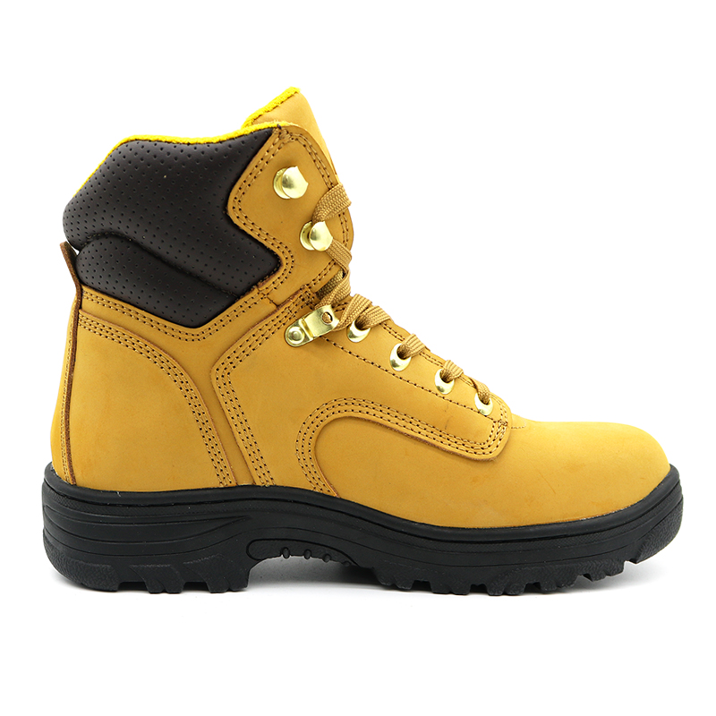 Nubuck Leather Oil Field Safety Shoes Steel Toe