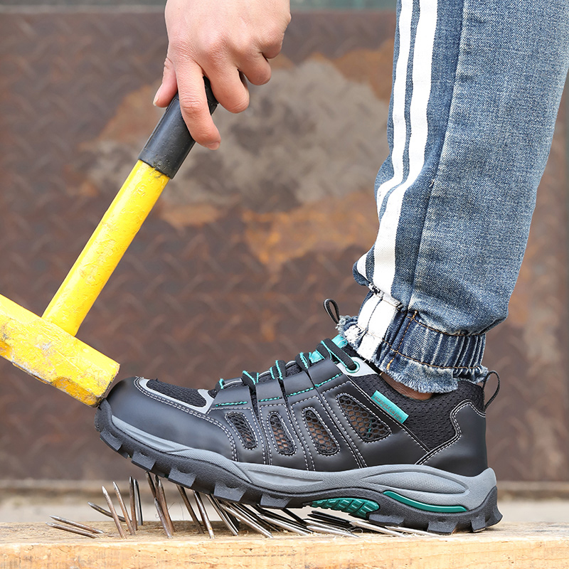 Steel Toe Breathable Safety Shoes for Summer