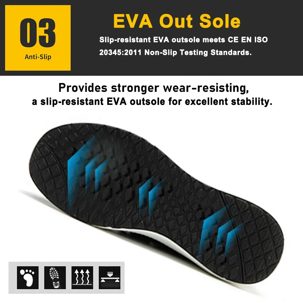 Steel Toe Anti Puncture Safety Shoes Sneaker