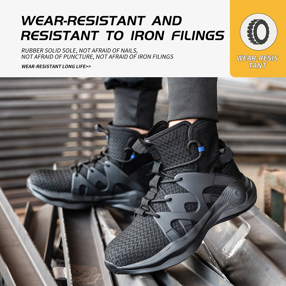 Anti-smashing Puncture Proof Light Weight Sports Safety Boots