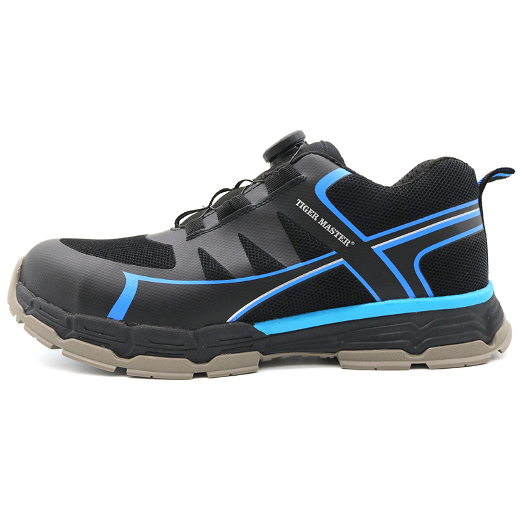 Fast Lacing System Fashion Sport Safety Shoes for Men Light Weight