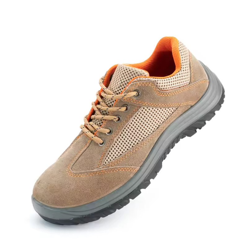 Steel Toe And Steel Mid Plate Suede Safety Shoes for Man