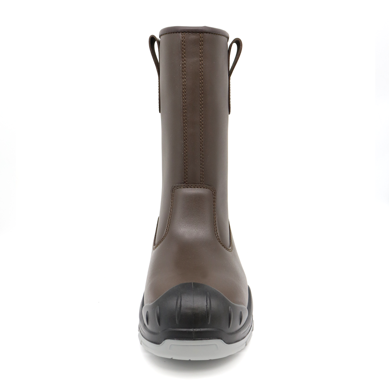 Brown Steel Toe Prevent Puncture Welding Safety Boots