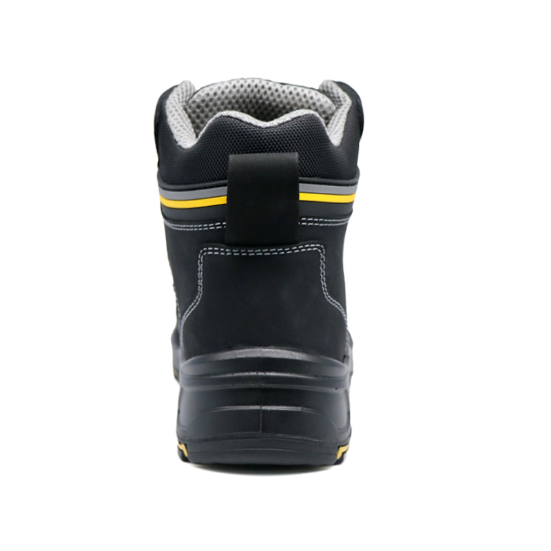 Nubuck Leather Fiberglass Toe Safety Shoes for Oil Industrial
