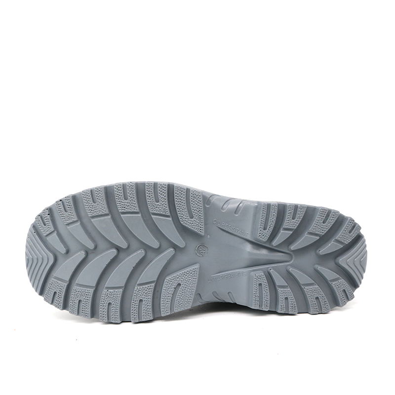 Fiberglass Toe Puncture Resistant Leather Safety Boots for Construction